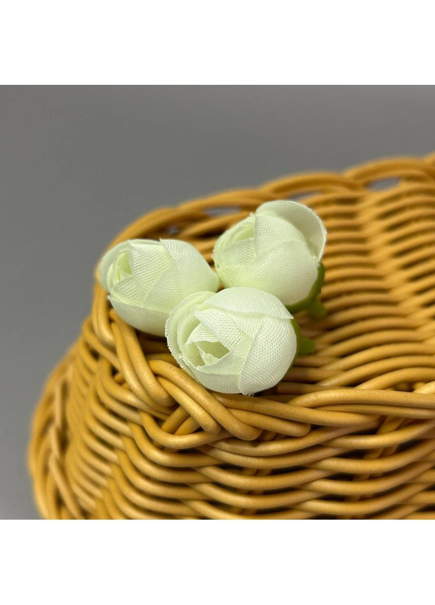 Бутон розочки 2 см; молочно-белый. Plus-plus (352749490)