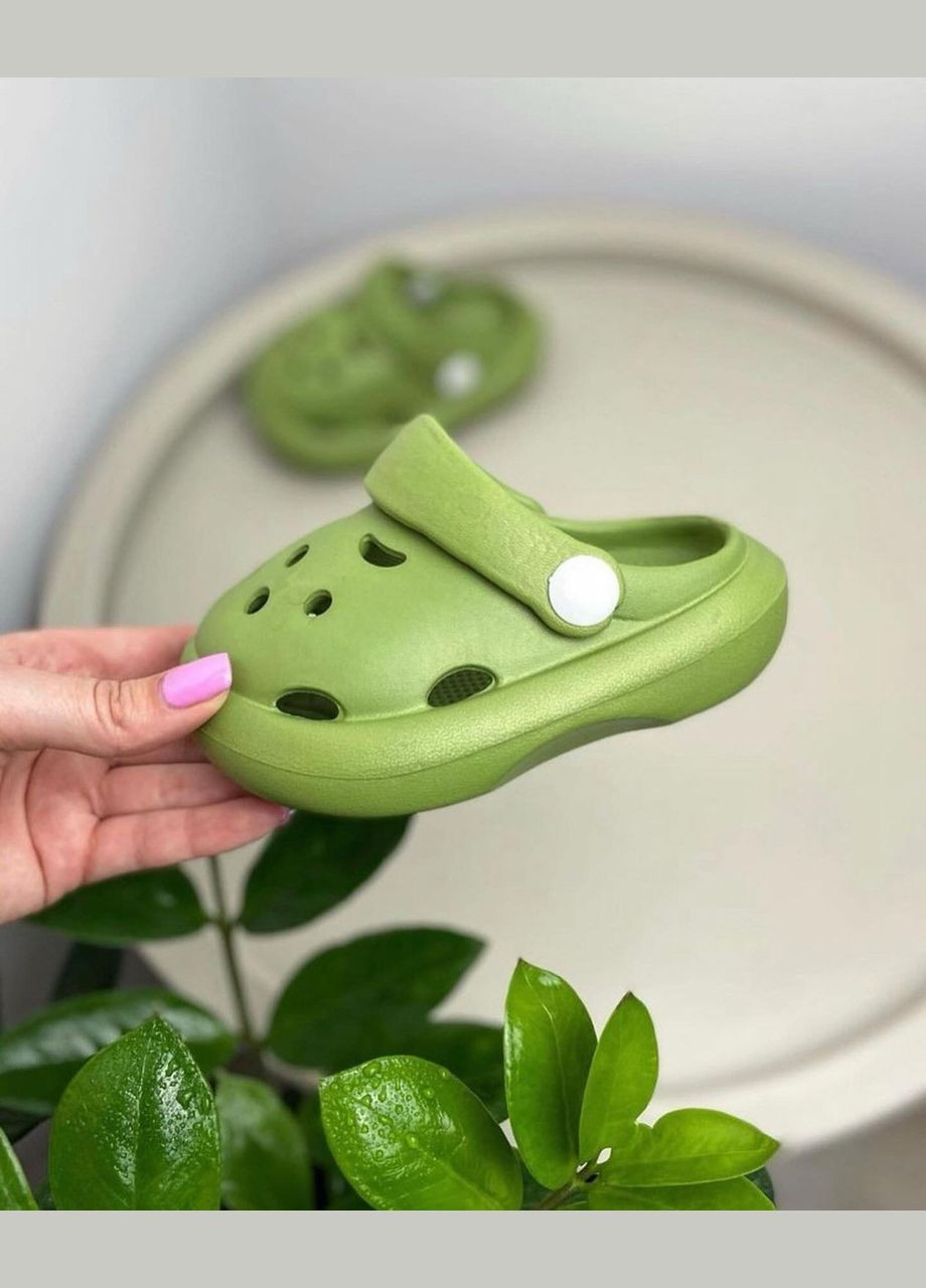 Дитячі крокси зелені 558 No Brand (316631177)