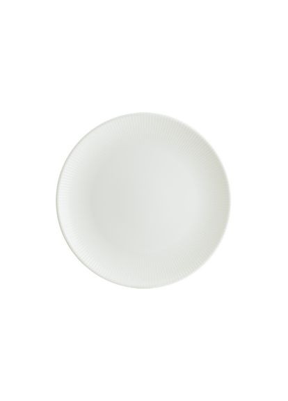 Тарілка десертна Iris White IRSWHGRM21DZ 21 см біла Bonna (347228948)
