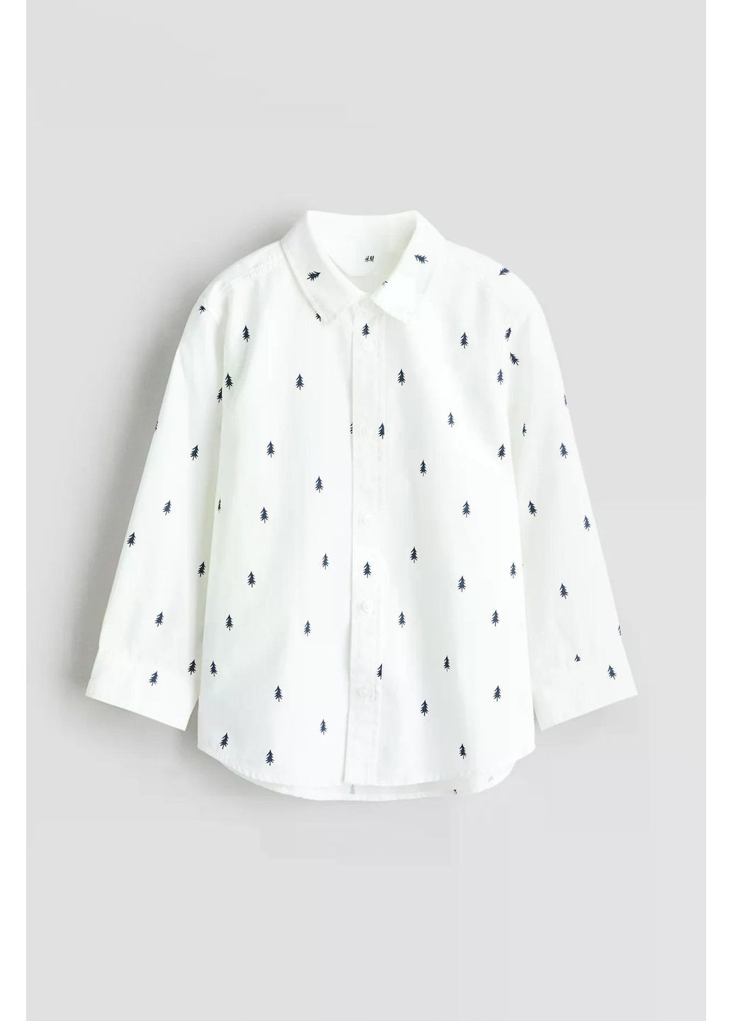 Дитяча новорічна сорочка для хлопчика Біла (25111709) H&M (369148633)
