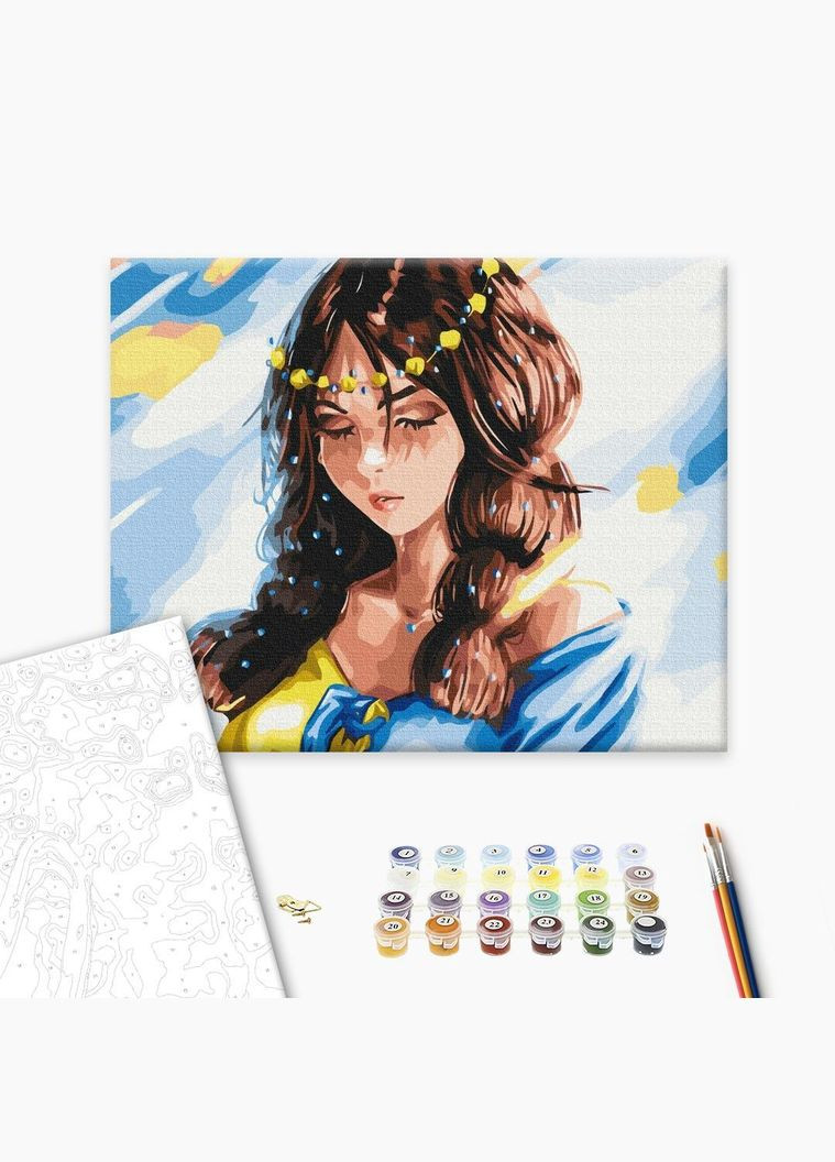 Картина по номерам Желание мира ©Ana Slip картины на холсте Раскраска патриотическая 40х50 см BS53070 Brushme (308988348)