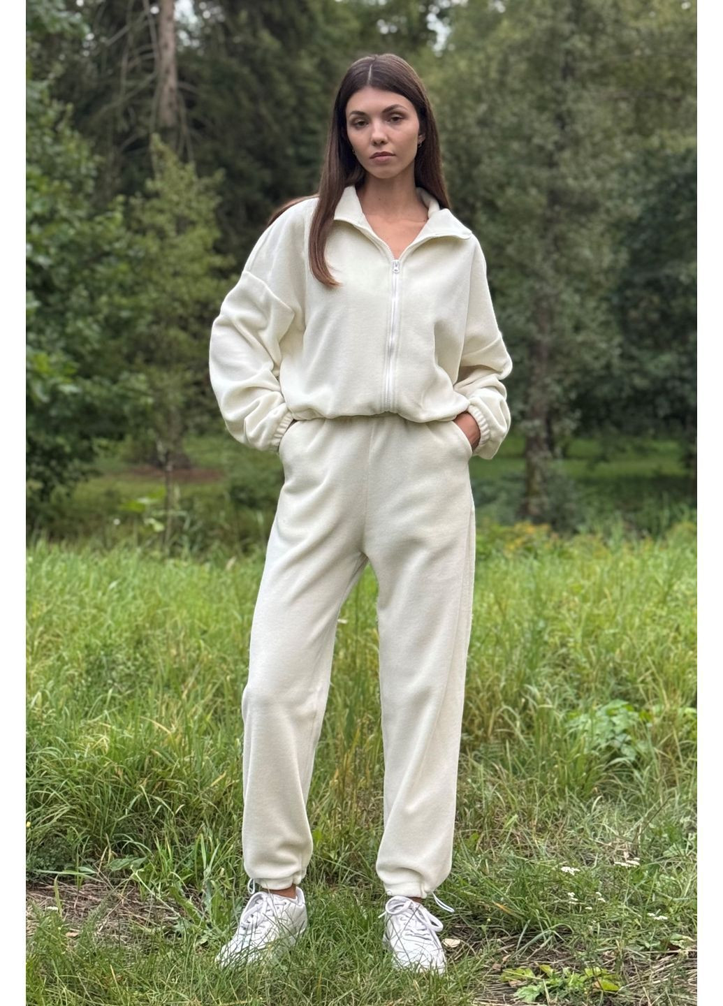 Костюм з флісу зі стойкою на блискавці CHICLY (363134315)