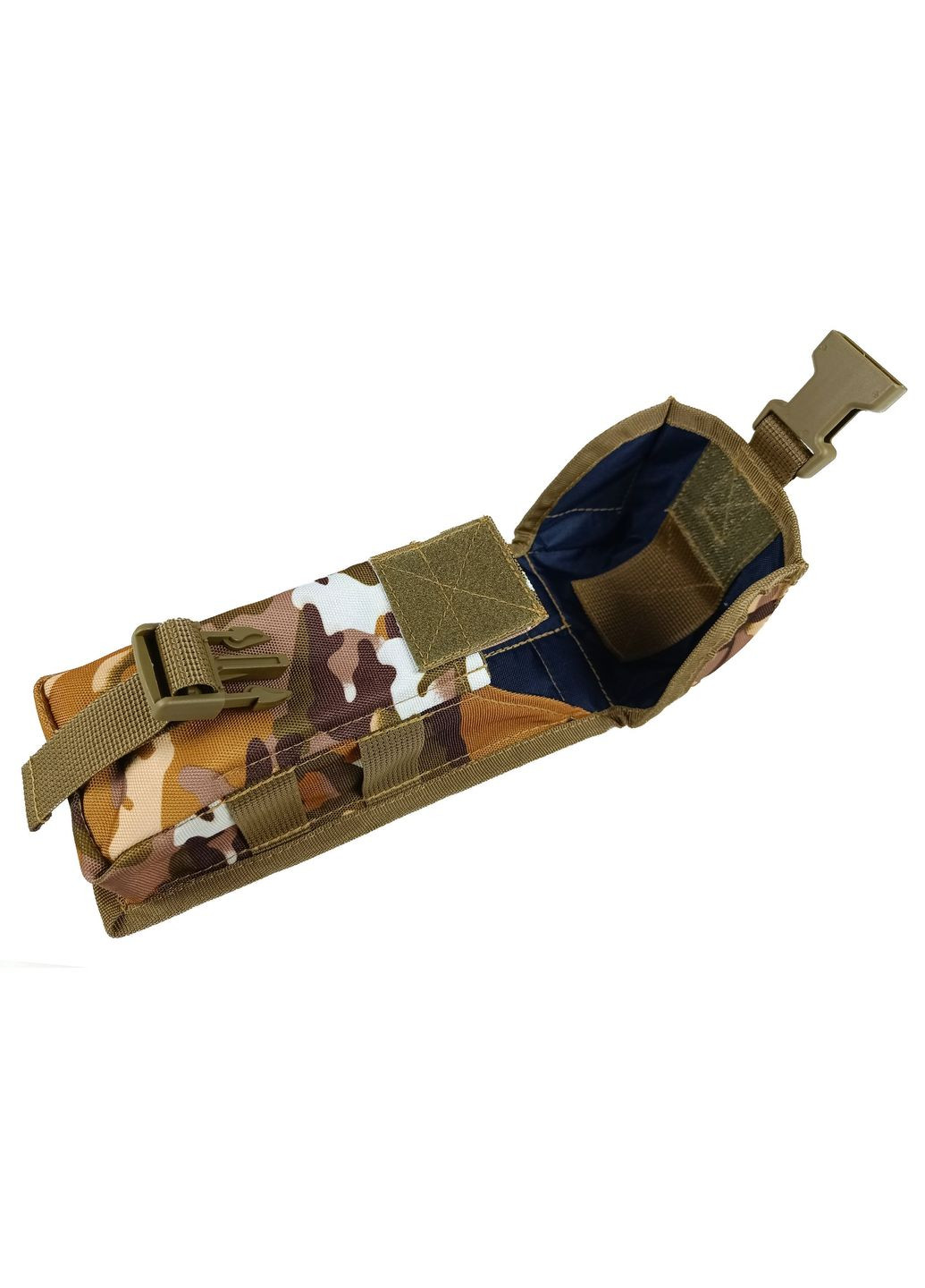 Подсумок под два магазина АК одинарный закрытый Multicam Arid (MOLLE, подсумок на разгрузку, жилет, РПС) EasyFit (341528843)