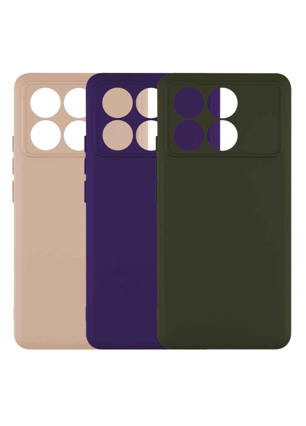 Чохол для 08.Dark Blue No Brand Xiaomi Poco X6 Pro 5G (336150166)