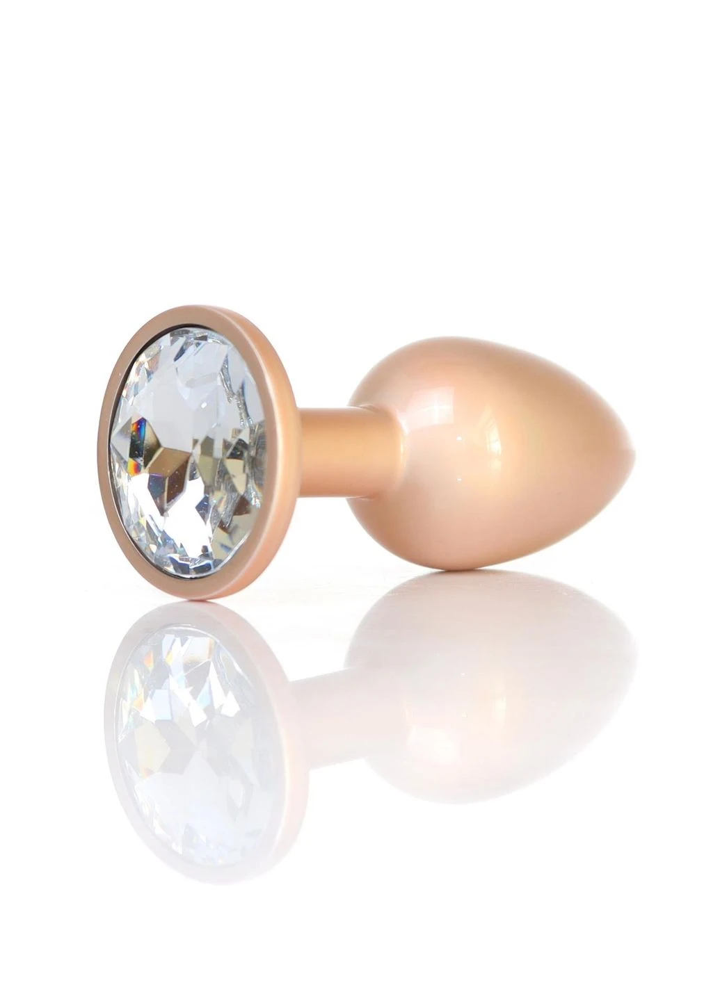 Анальная пробка HeavyFun Pearl Classic Jewellery Gold Plug Clear S B Series (402315749)