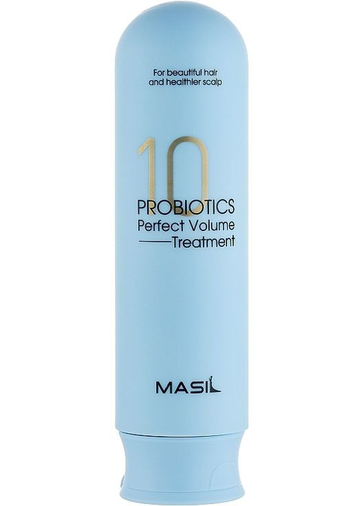 Бальзам для об'єму волосся з пробіотиками 10 Probiotics Perfect Volume Treatment 300ml (1300398-31735628) MASIL (368608922)