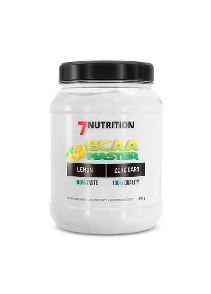 Амінокислоти BCAA Master 500 g (Lemon) 7 Nutrition (284712535)
