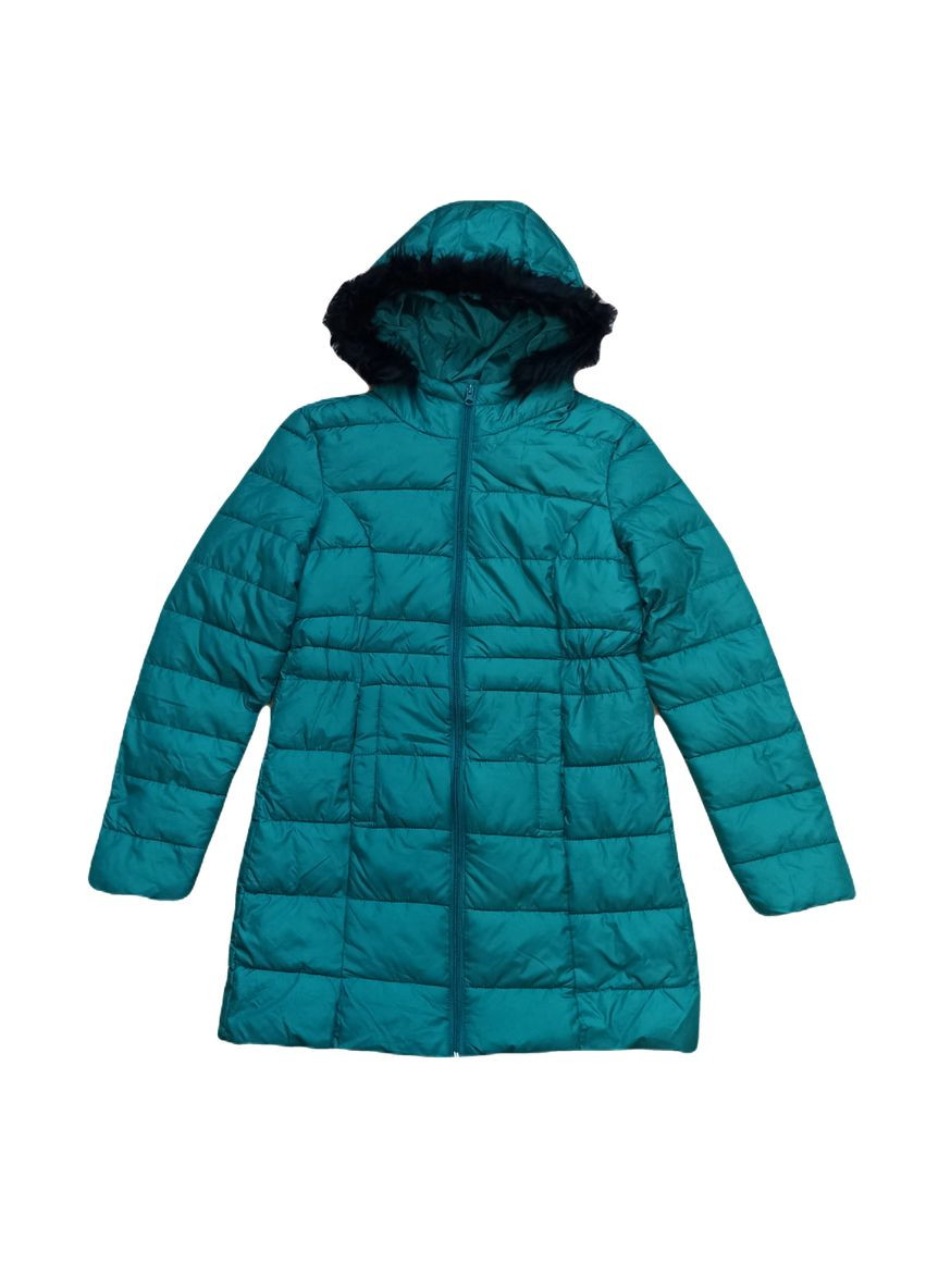 Зеленая демисезонная зимняя куртка водоотталкивающая и ветрозащитная для женщины 395816 Esmara