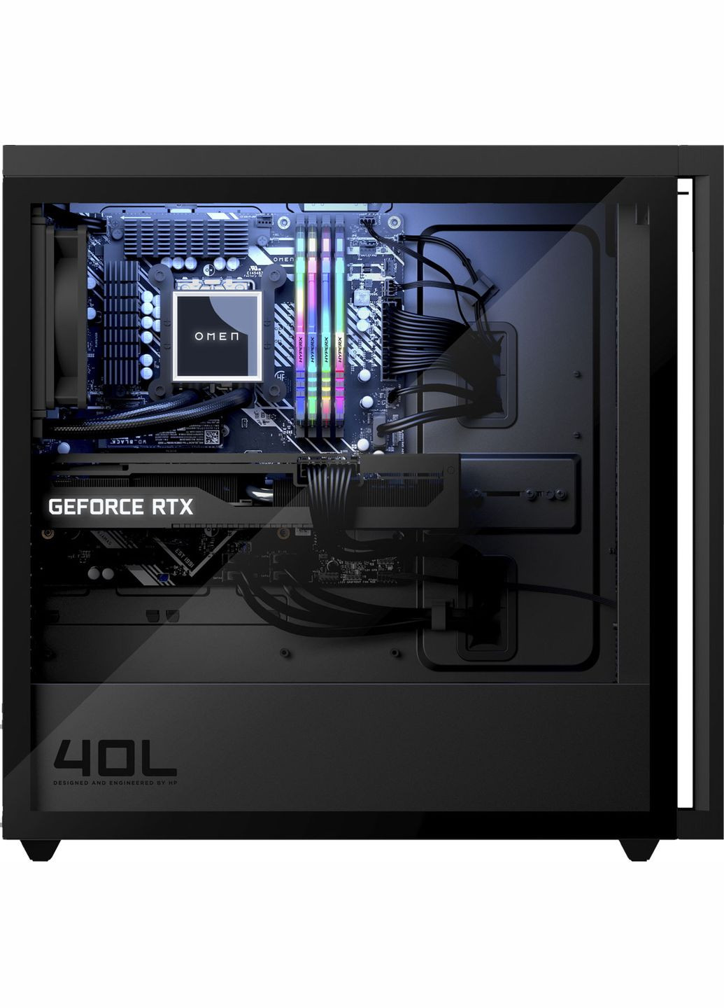 ПК OMEN 40L GT21-2014ua i5-14400F/32GB/SSD512Gb/NVIDIA GeF RTX 4070 Spr 12GB/K&M/WiFi/DOS HP (322131798)
