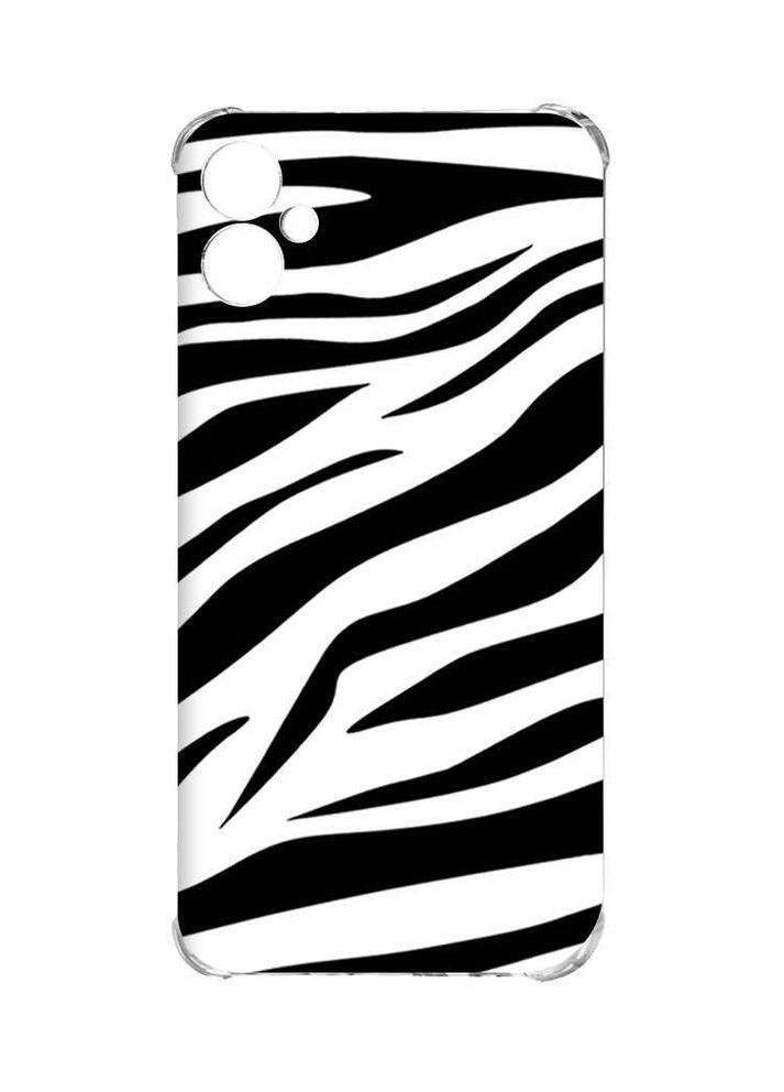Чохол з потовщеними кутами на Samsung Galaxy A05 (A055):: Фон Зебра (принт 92) Creative (355390758)