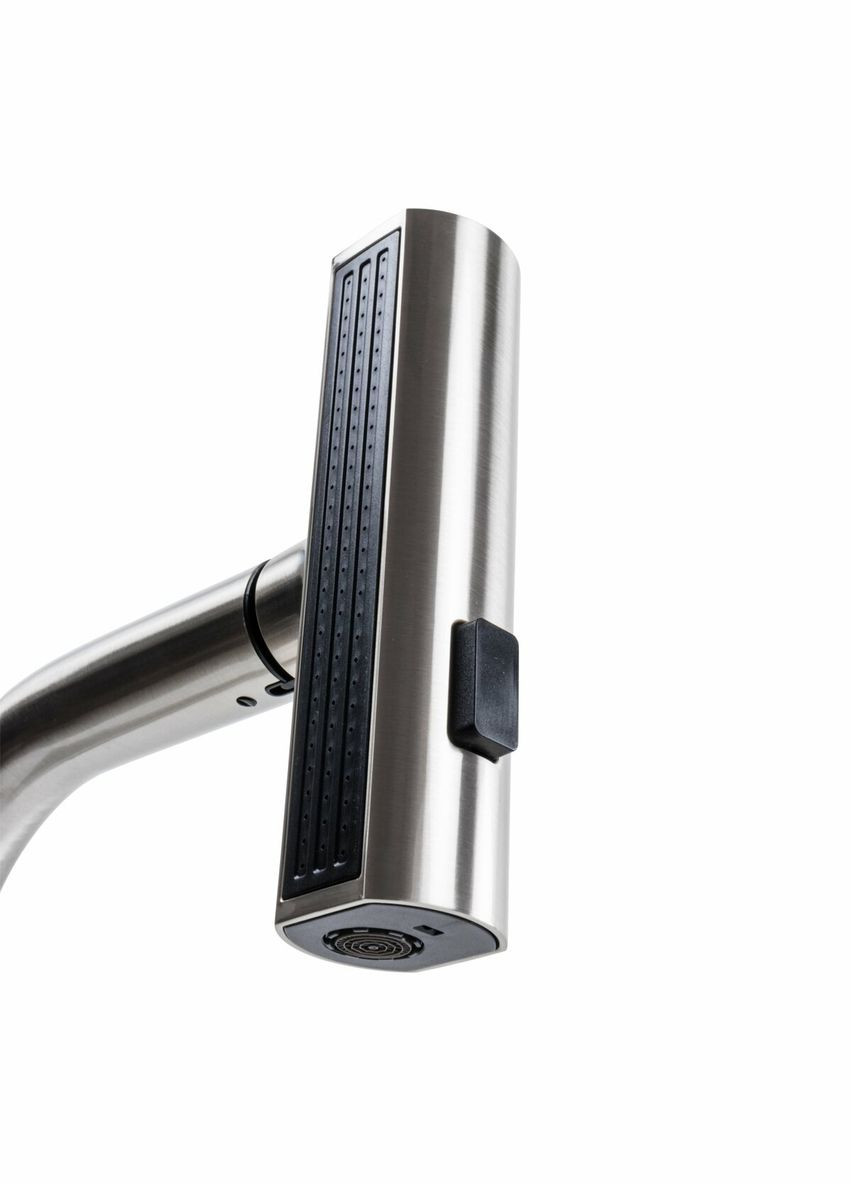 Змішувач кухонний нержавійка XK08A Platinum (336932478)