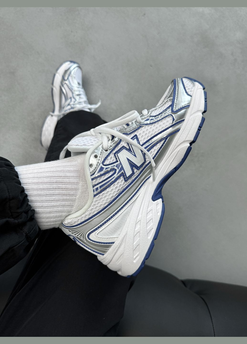 Сірі Осінні кросівки чоловічі new balance 740 grey white | нью беланс 740 сірі білі No Brand