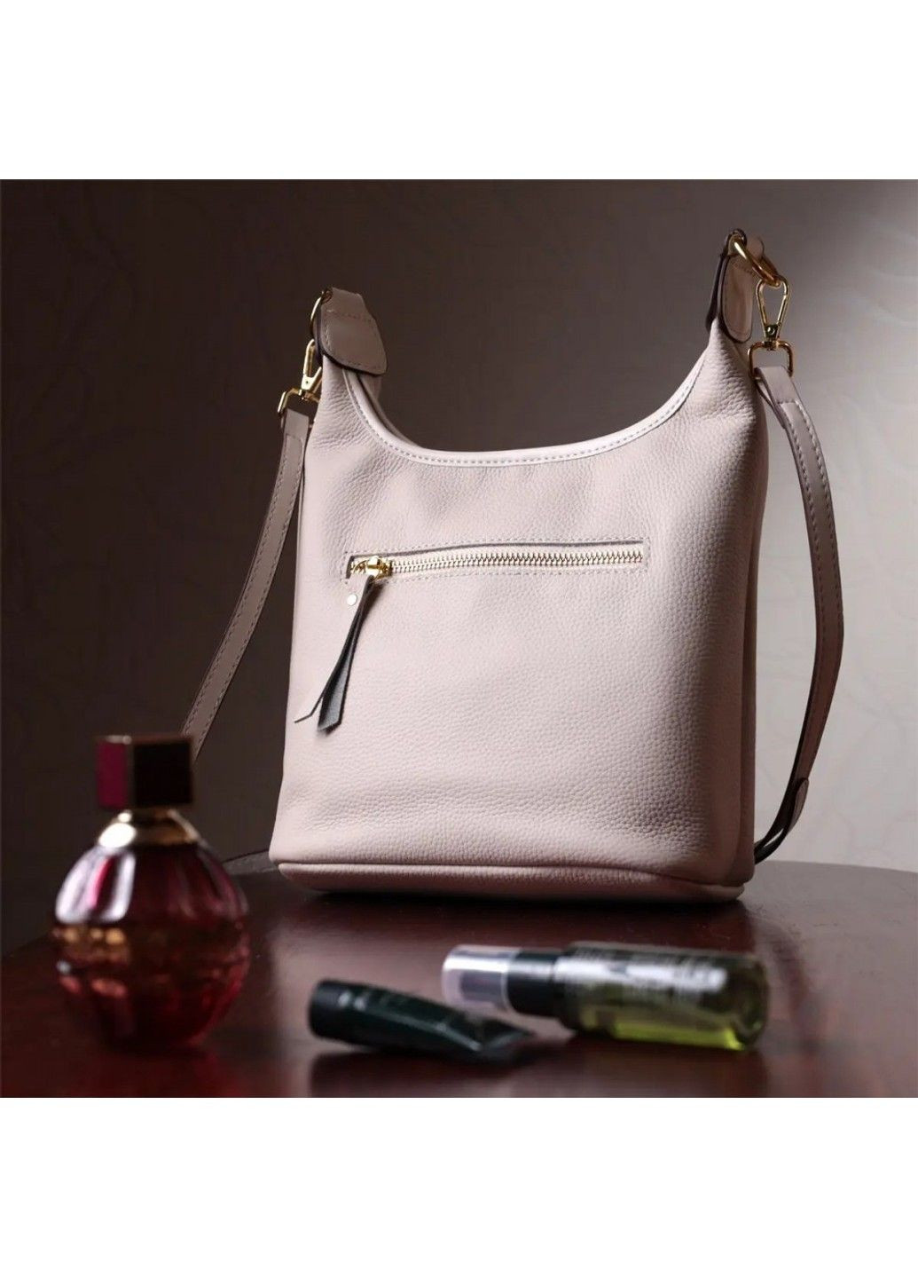 Молодіжна жіноча шкіряна сумка через плече 22628 Vintage (298793422)