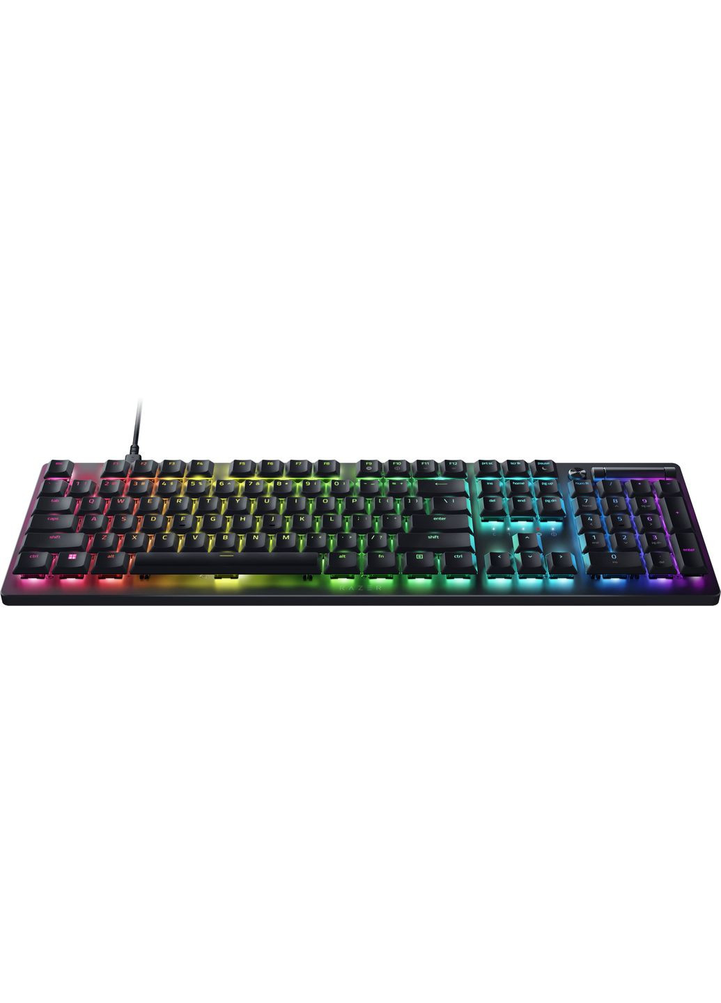 Клавиатура механическая DeathStalker V2 105key, Red Switch, USB-A, EN/RU, RGB, черный Razer (329997172)