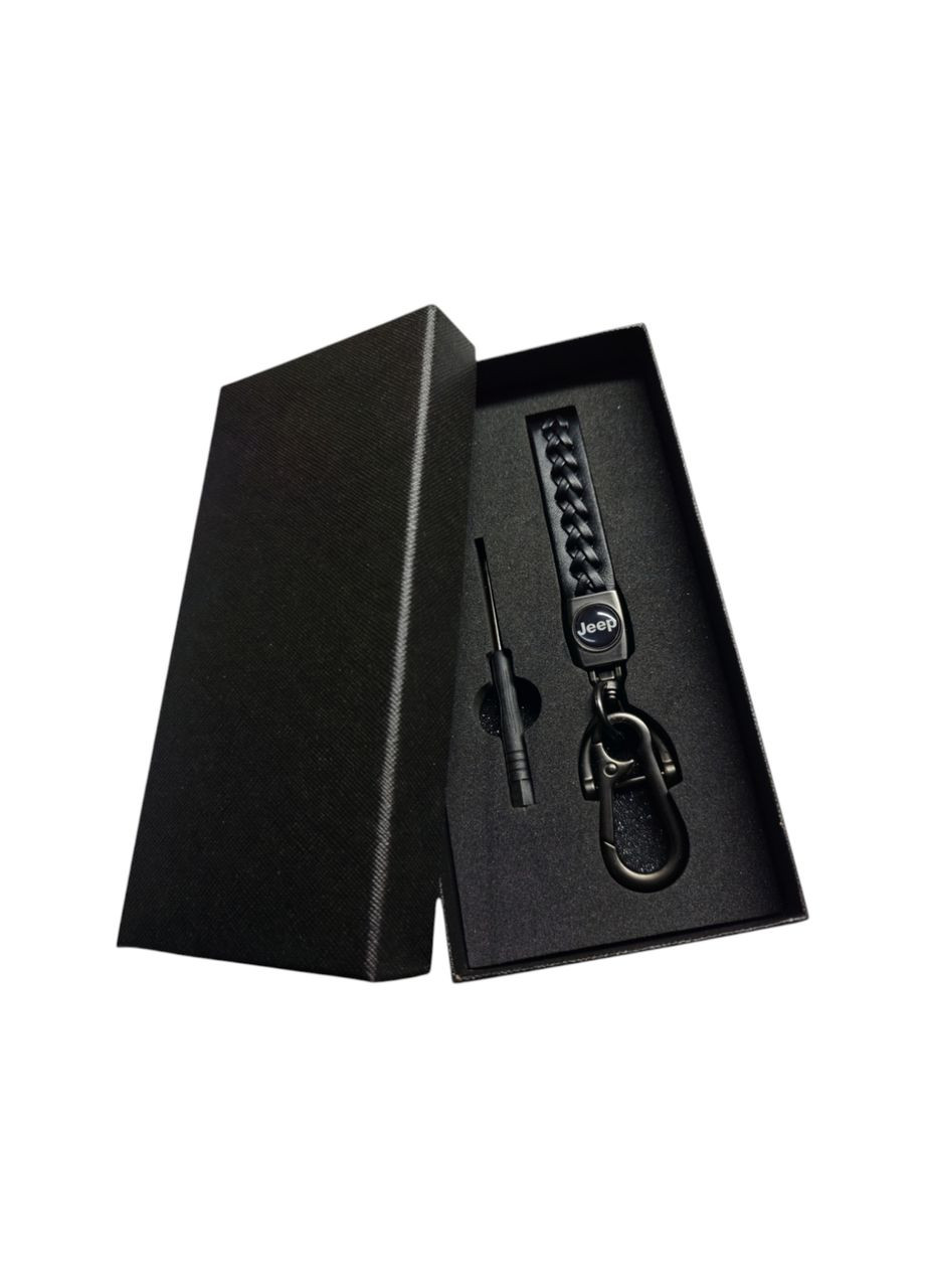 Брелок для автомобільних ключів з карабіном, нікель Jeep (330615661)