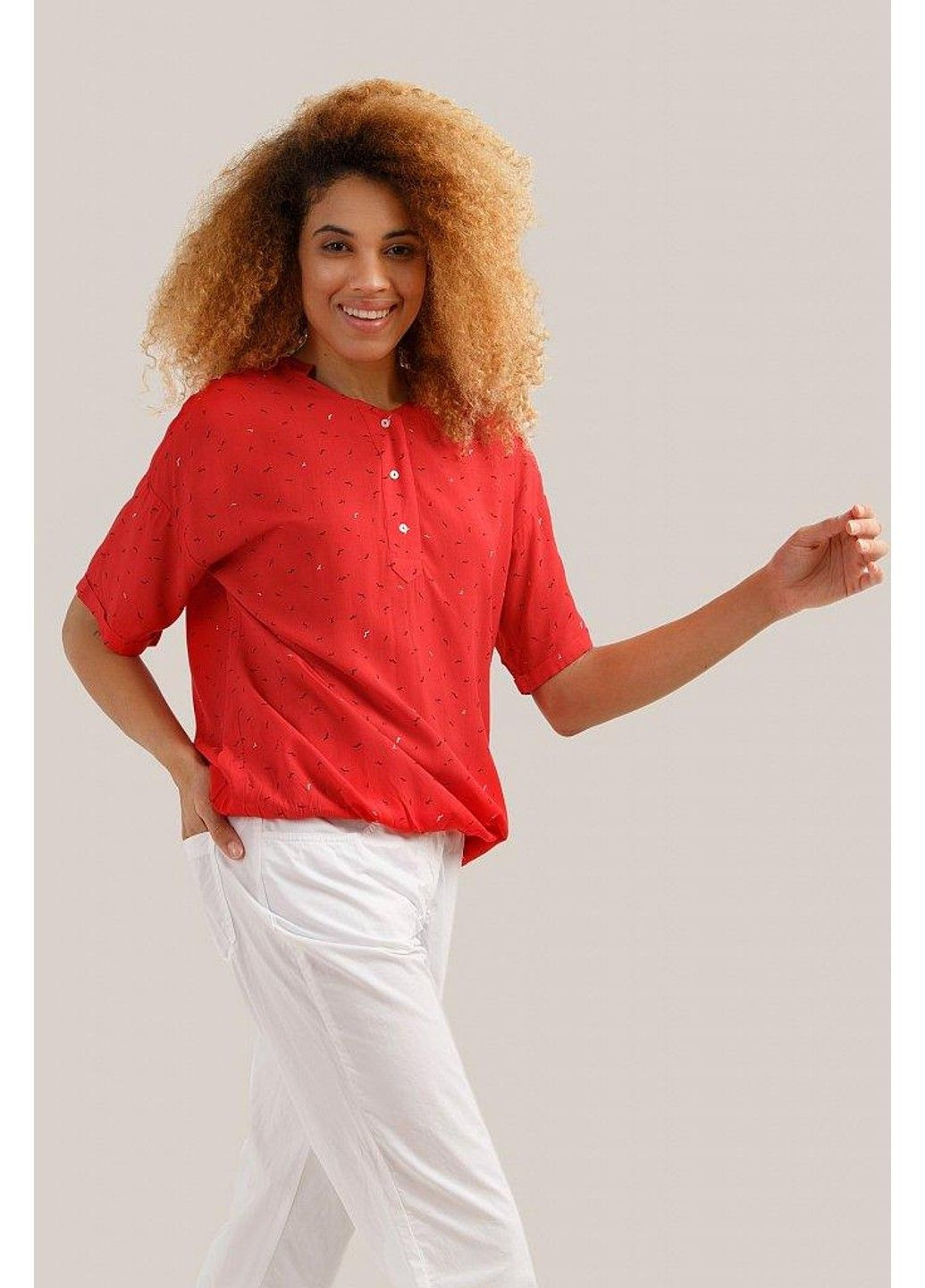 Червона літня блузка s19-14080-420 Finn Flare