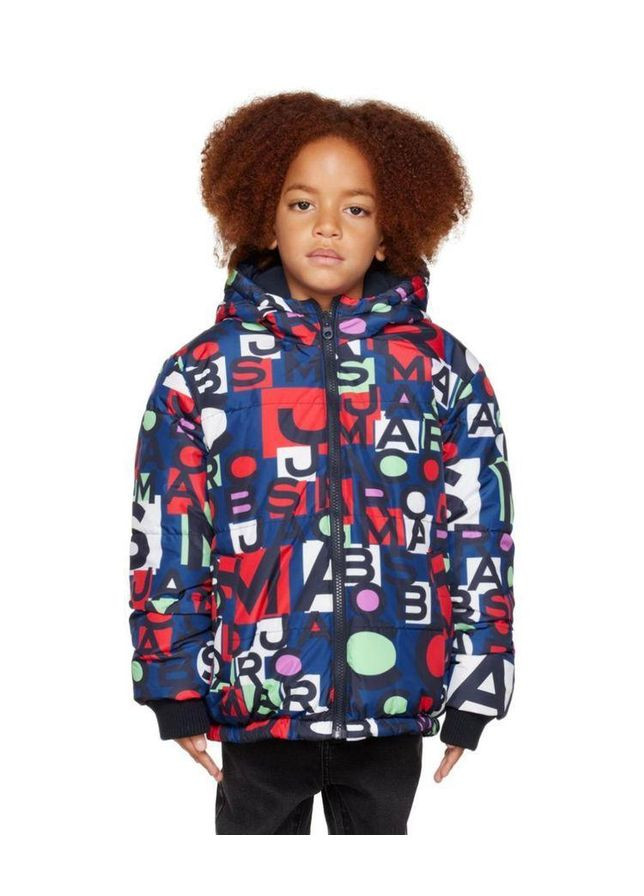 Комбинированная двухсторонняя куртка, арт. 26123, logo, 5 лет, 108 см Marc Jacobs