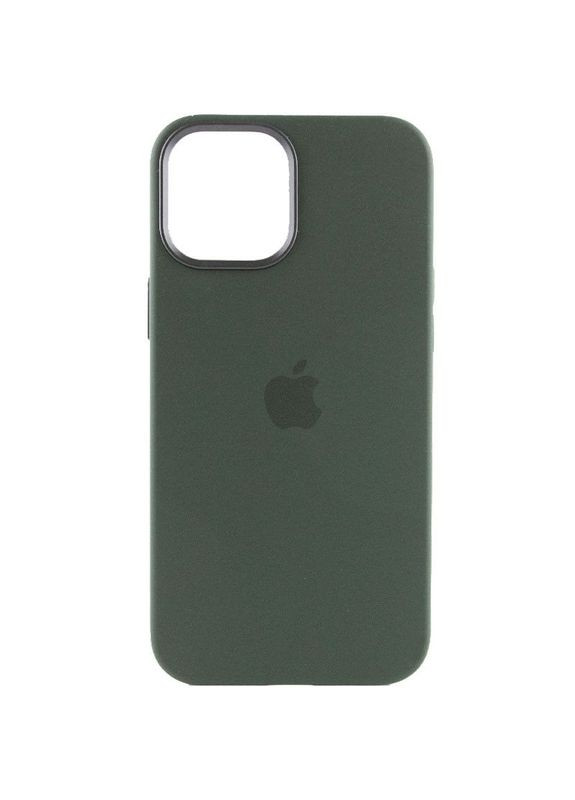 Чохол Silicone case (AAA) з Magsafe та анімацією для Apple iPhone 12 Pro / 12 (6.1") Зелений Epik (372499013)