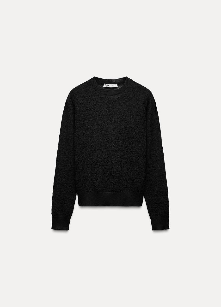 Черный свитшот Zara (343392307)