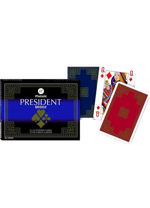 Игральные карты Президент, два бревна, 110 карт () Piatnik PT-228049 (328449136)