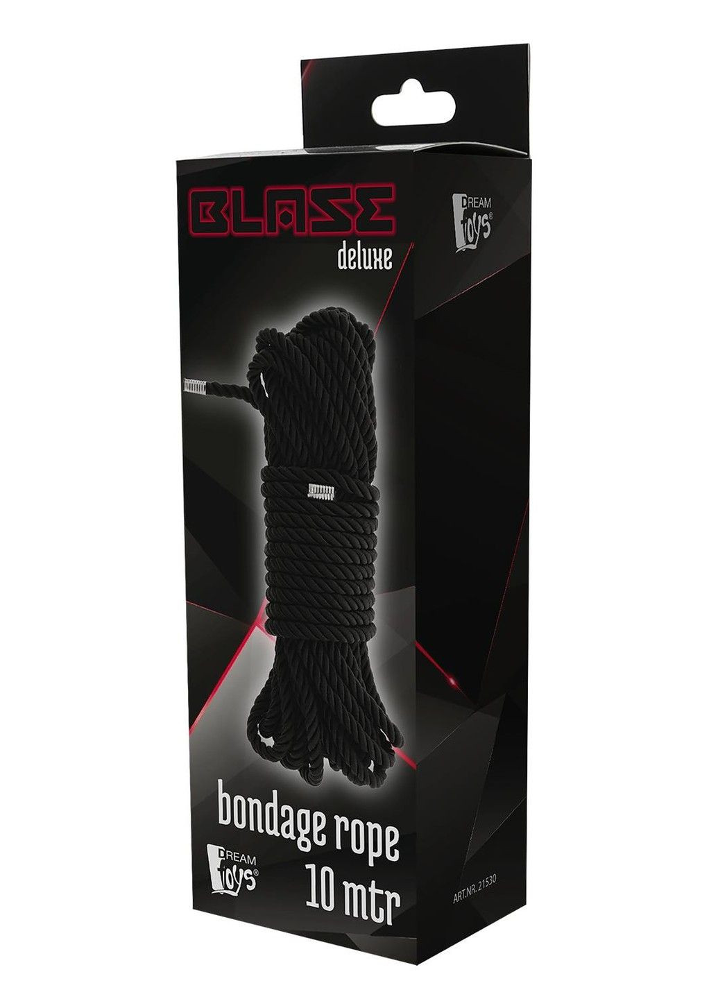 Мотузка для бондажа BLAZE DELUXE BONDAGE ROPE 10M BLACK Dreamtoys (290667806)