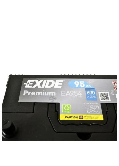 Аккумулятор автомобильный PREMIUM 95A (EA954) Exide (395708612)