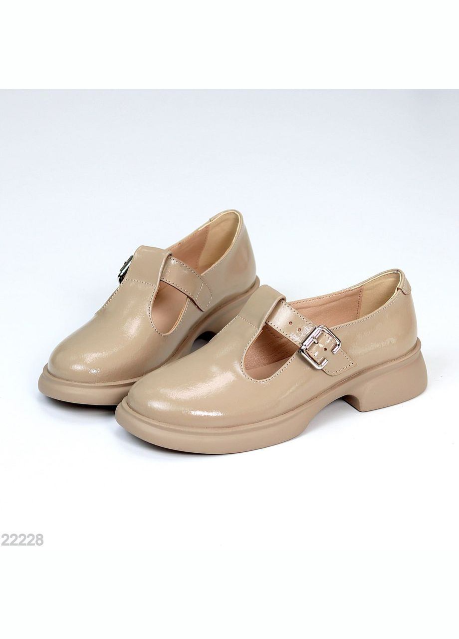 No Brand Туфли бежевый з натуральная кожа, — (322572307)