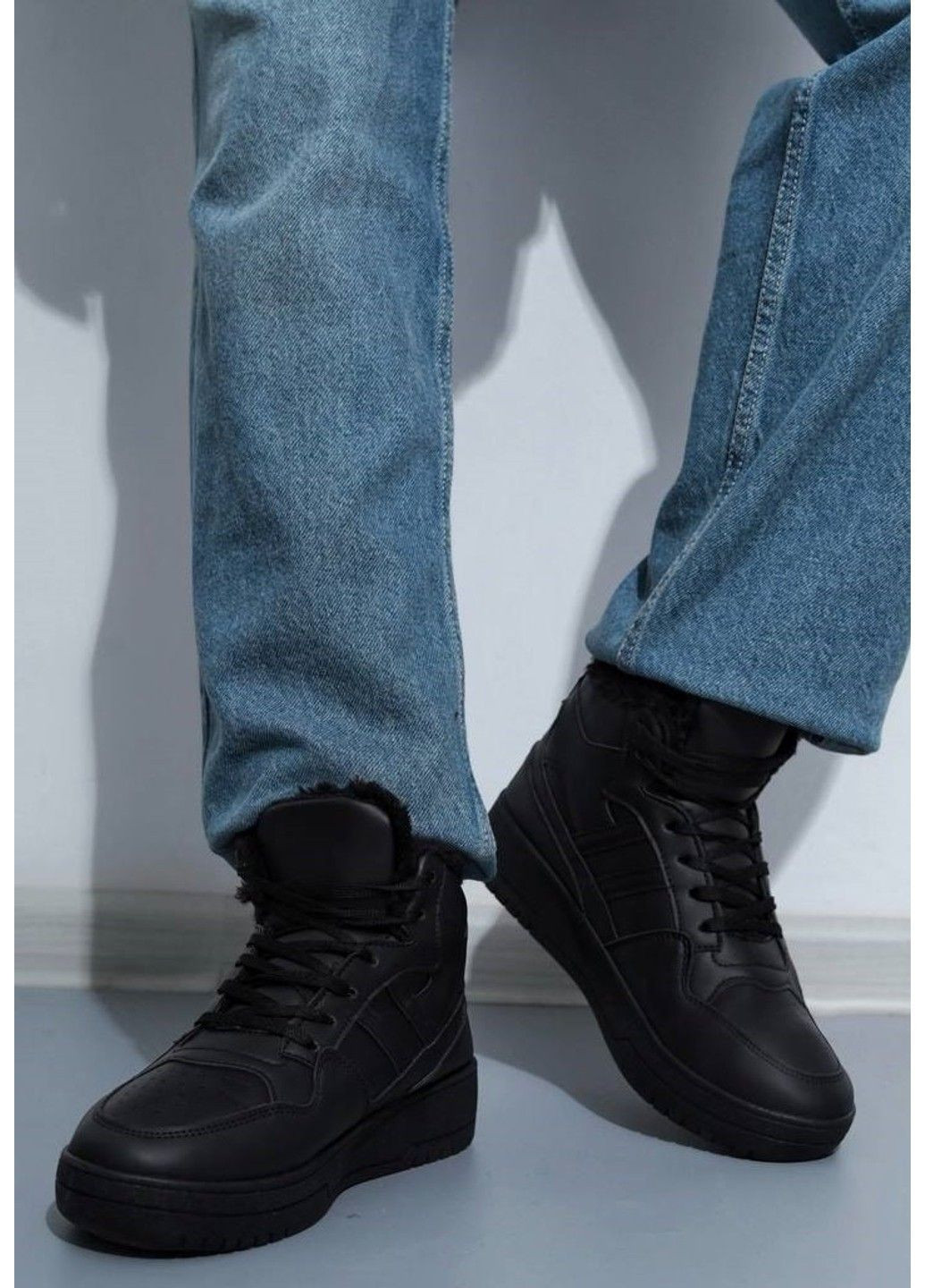 Чоботи жіночі зимові чорні Maznlon (314808444)