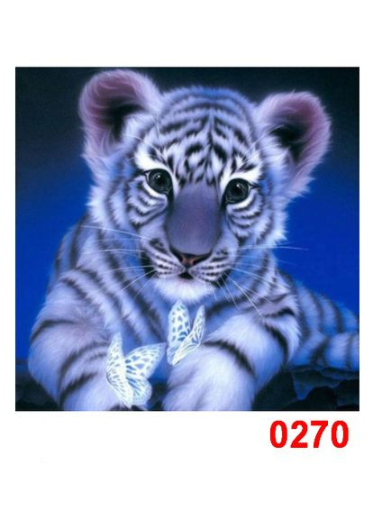 Алмазна мозаїка, набори 5d картина зі стразами, тигреня No Brand (313399907)