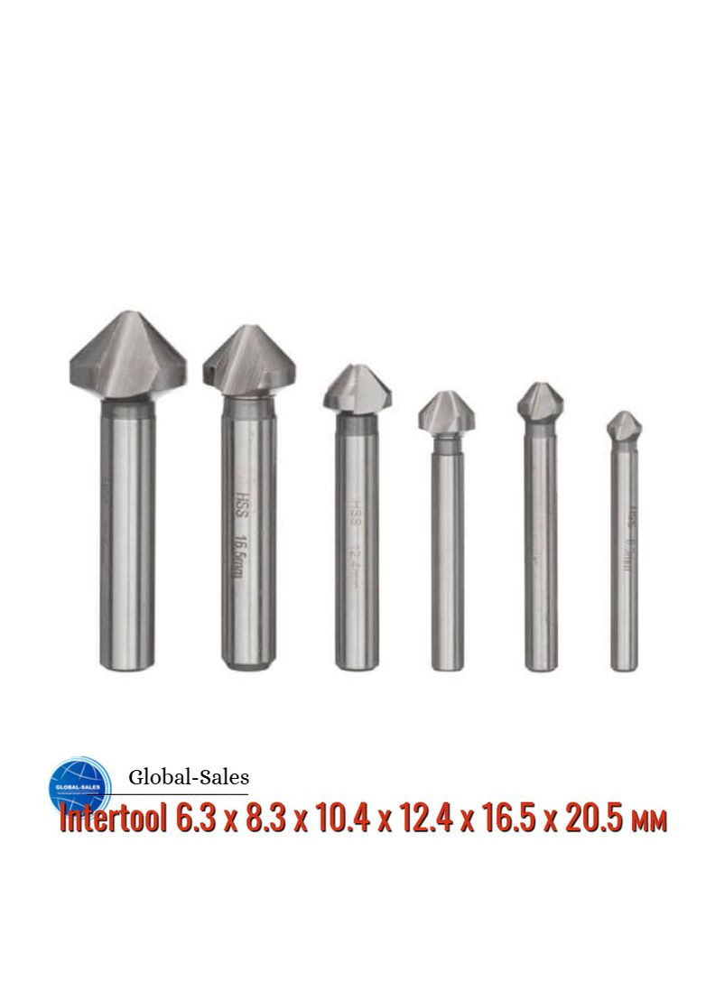 Наборзенеров 6.3 x 8.3 x 10.4 x 12.4 x 16.5 x 20.5 мм (6 шт.) (SD-5006) Intertool (353494627)