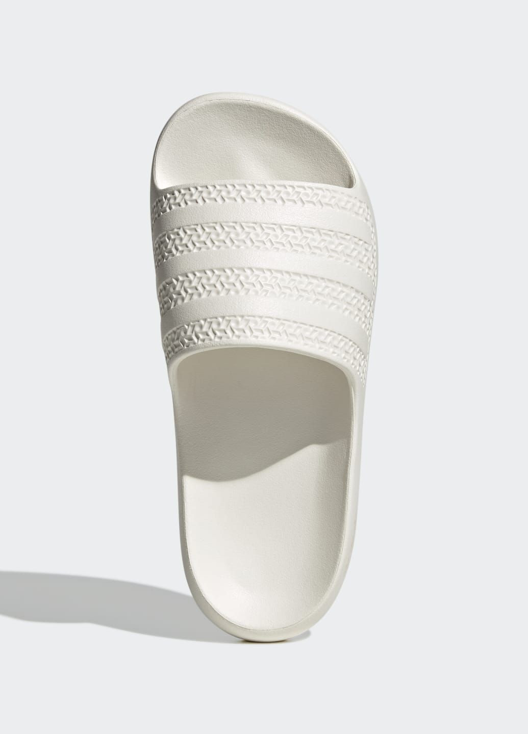 Белые шлепанцы adilette ayoon adidas