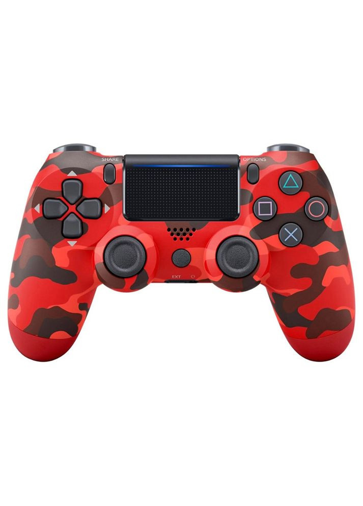 Бездротовий ігровий контролер Doubleshock 4 джойстик геймпад Playstation PS4 / Pro / Slim / PS3 Red Camo Sony (322819023)