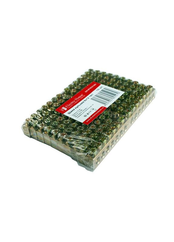 Шина нульова 8х12 мм² 14 /1, 1 отвір Electro House (346088072)