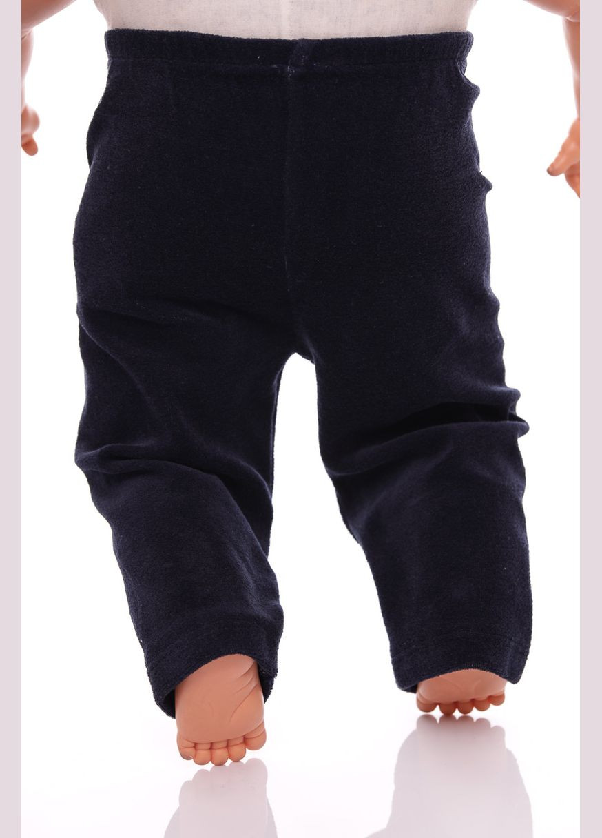 Чорний зимній костюм з довгим рукавом для хлопчика велюровий з ведмедиками чорний 74 см (26674) BABYKROHA