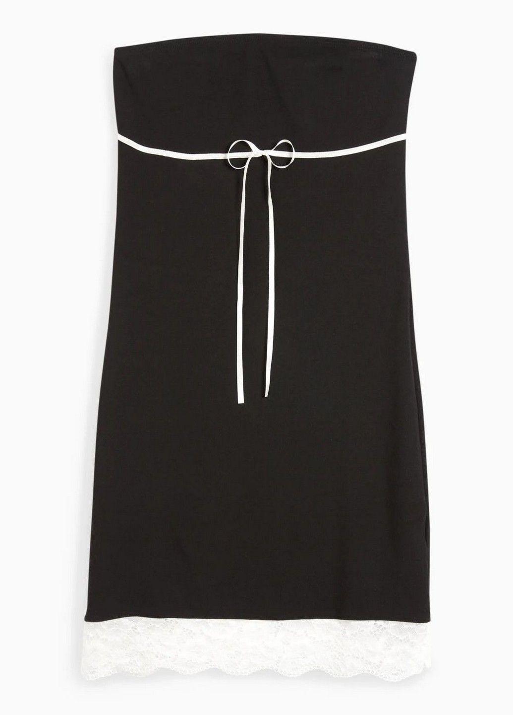 Черно-белое кэжуал платье C&A однотонное