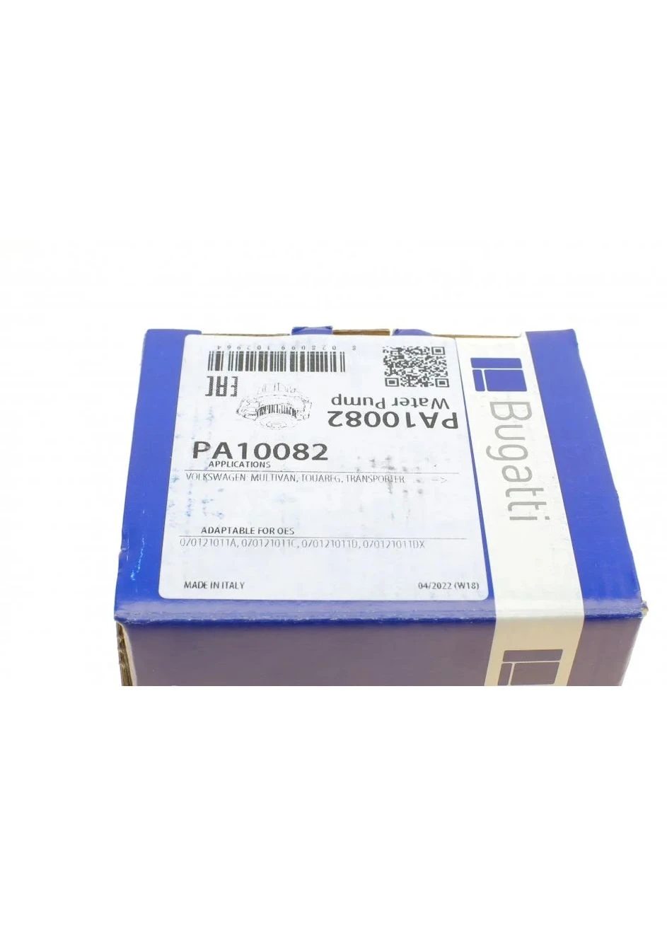 Помпа води VW T5/Multivan V 2.5TDI 03-09/Touareg 2.5R5 TDI 03-10 (B/B) (7 лоп) PA10082 UA63 Bugatti (345787322)