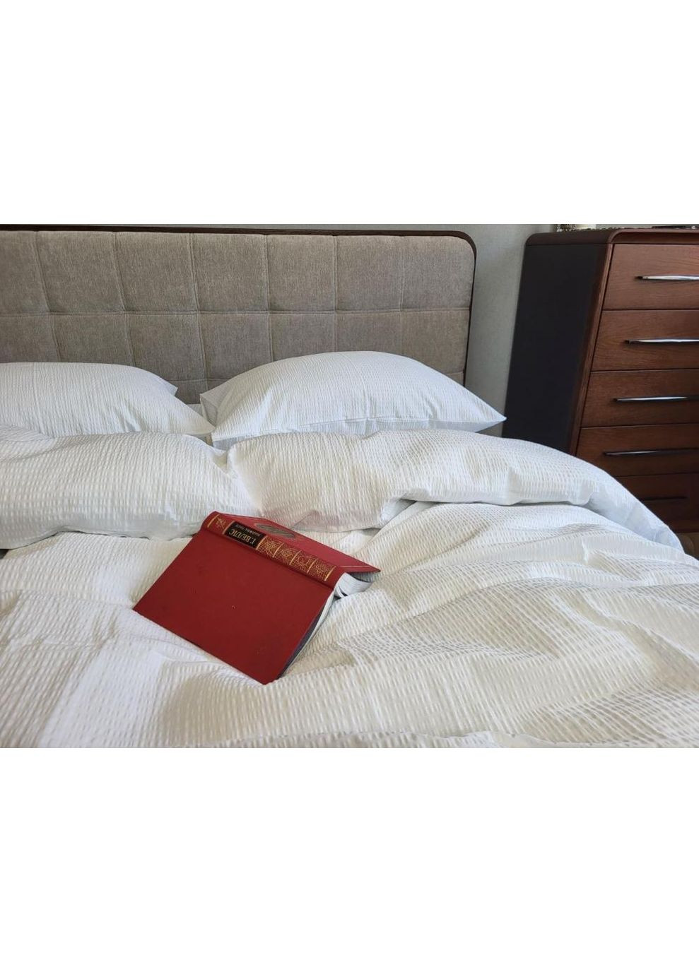 Постельное белье, ранфорс гофра (жатка) Двуспальный размер, наволочки 50/70 No Brand (363192322)