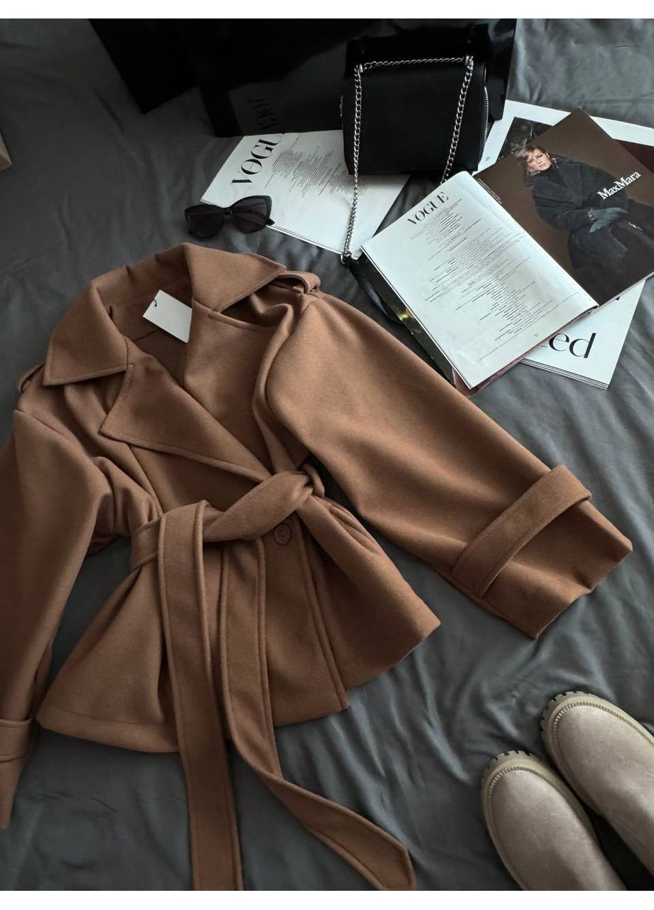 Светло-коричневое демисезонное Тренчь-пальто Україна