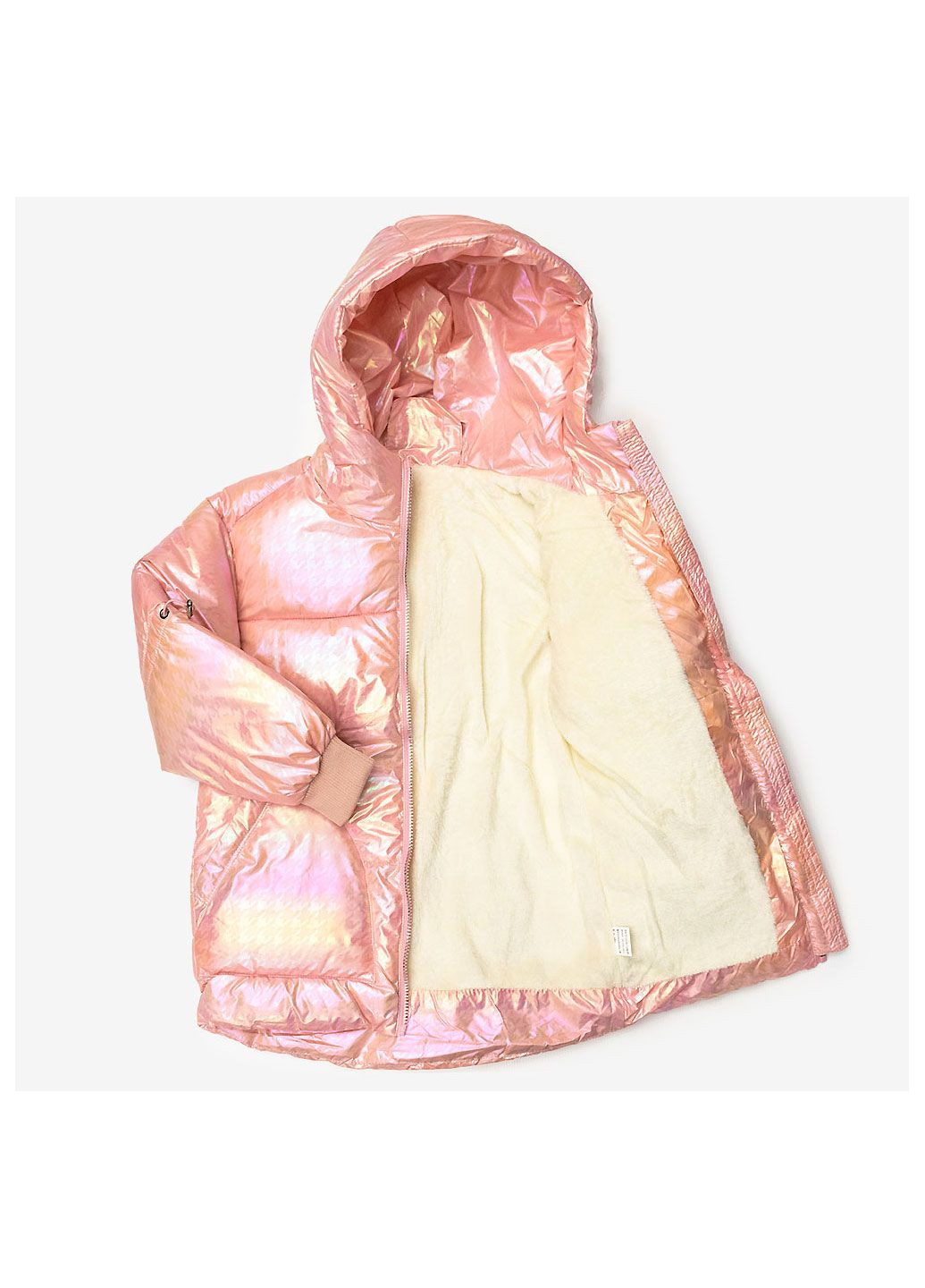 Рожева зимня куртка зимова YD