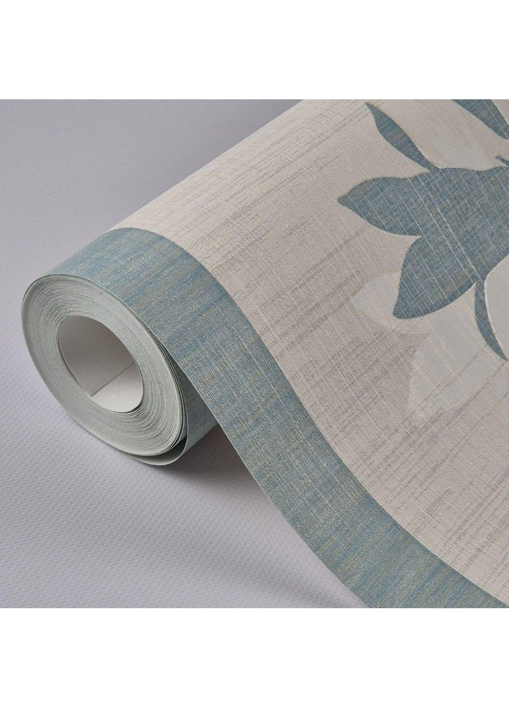 Шпалери вінілові на флізеліні 0.53 × 10.05 м 54251, бірюзово-молочні — для спальні, вітальні, кухні MARBURG (368895632)