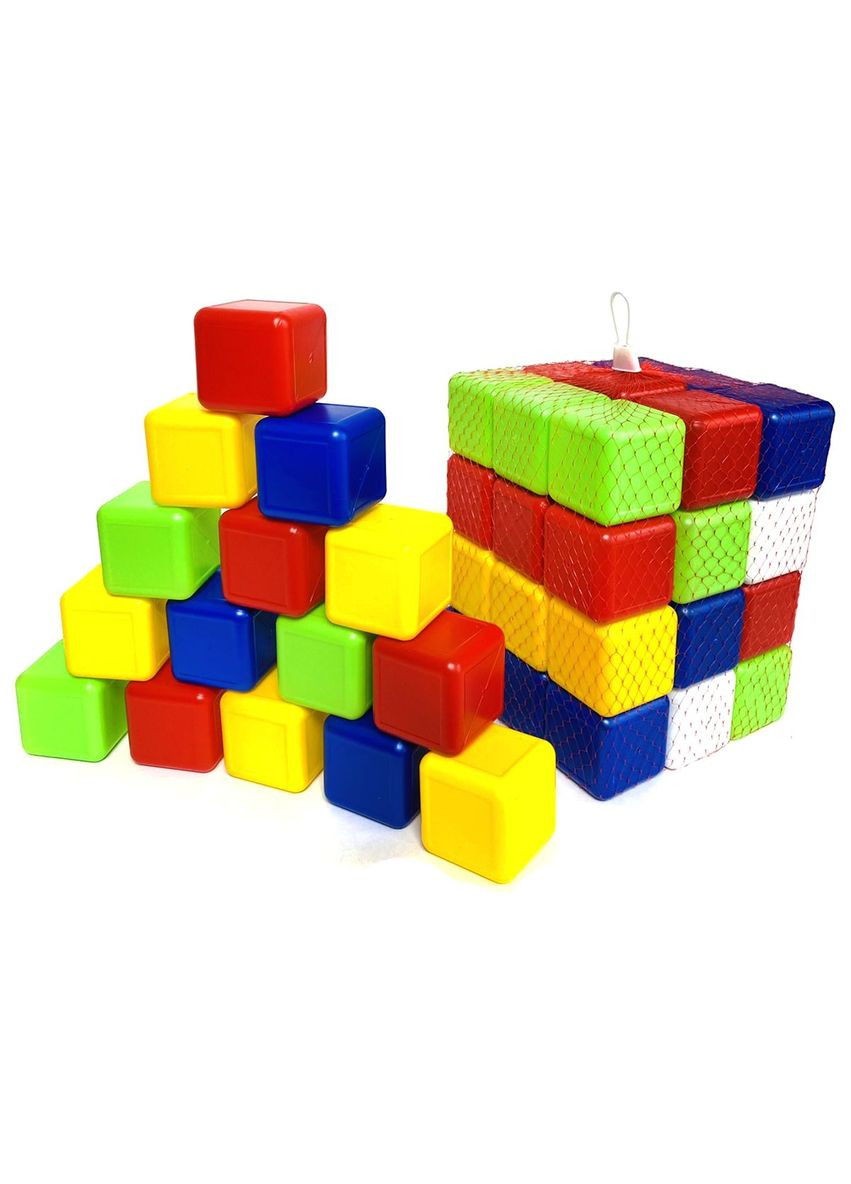 Кубики цветные (36 штук) Bamsic (321974521)