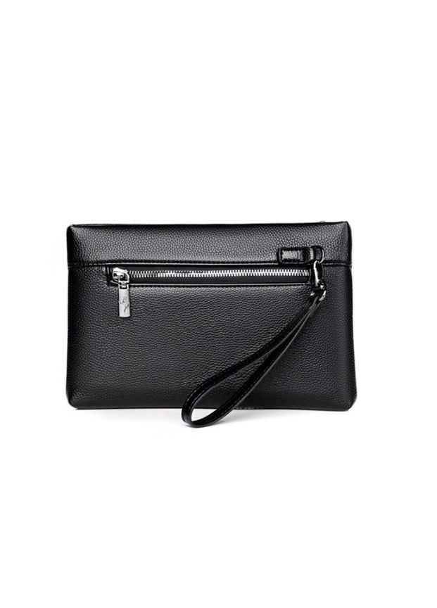 Большой мужской клатч барсетка для документов черный крокодил сумка бумажник для телефона рептилия(BRT) Kenguru (336551817)