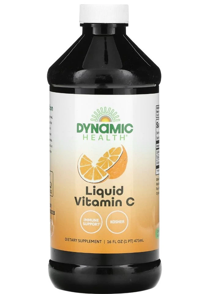 Витамин С жидкий Dynamic Health Liquid Vitamin C 473 мл цитрусовый вкус Dynamic Health Laboratories (360714089)