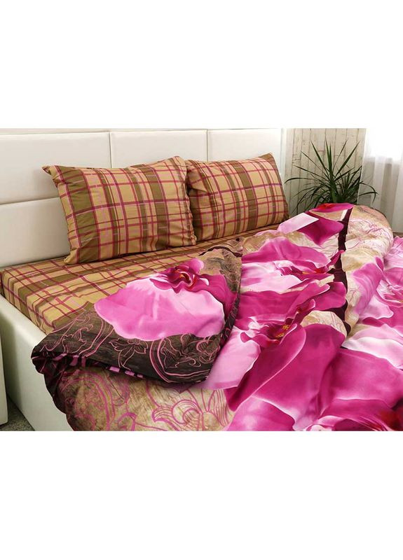 КПБ евро 201315Fuchsia сатин Руно 845.137К_20-1315Fuchsia (300102341)