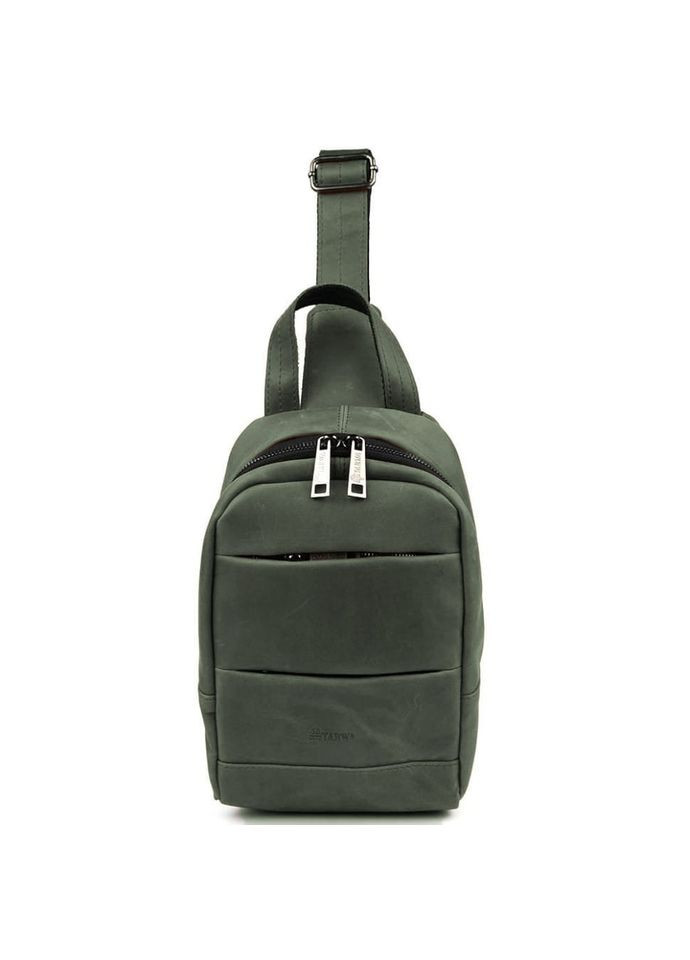 Рюкзак слінг шкіряний об'ємний із кишенями RE-6010-3md TARWA (356505920)