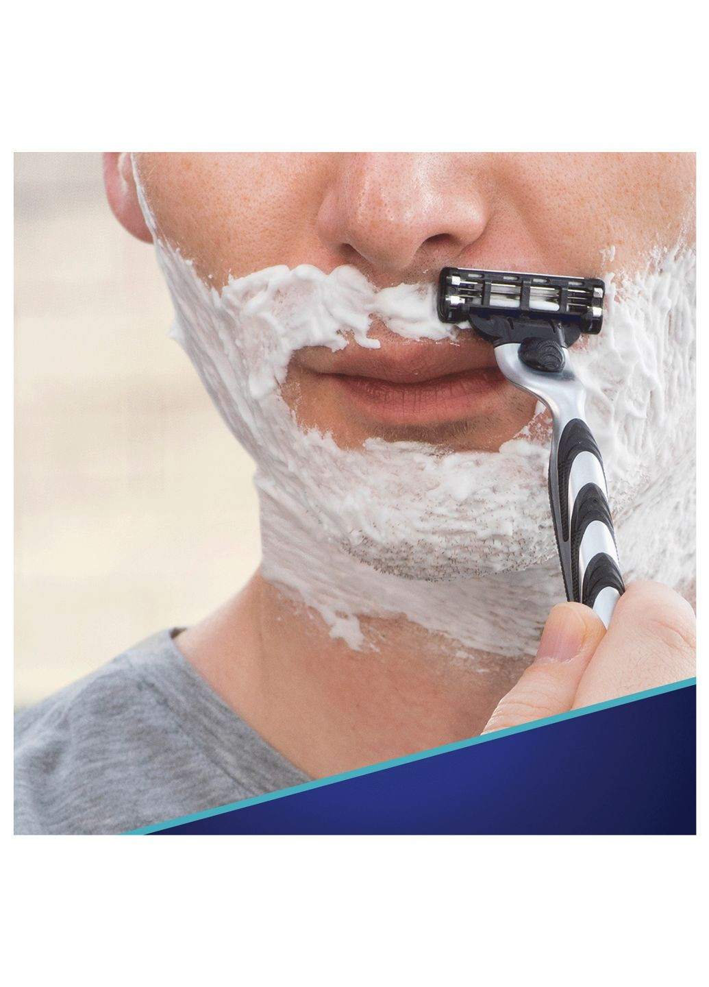 Змінні картриджі для гоління Mach3, 2 шт. Gillette 81680185 (333427359)