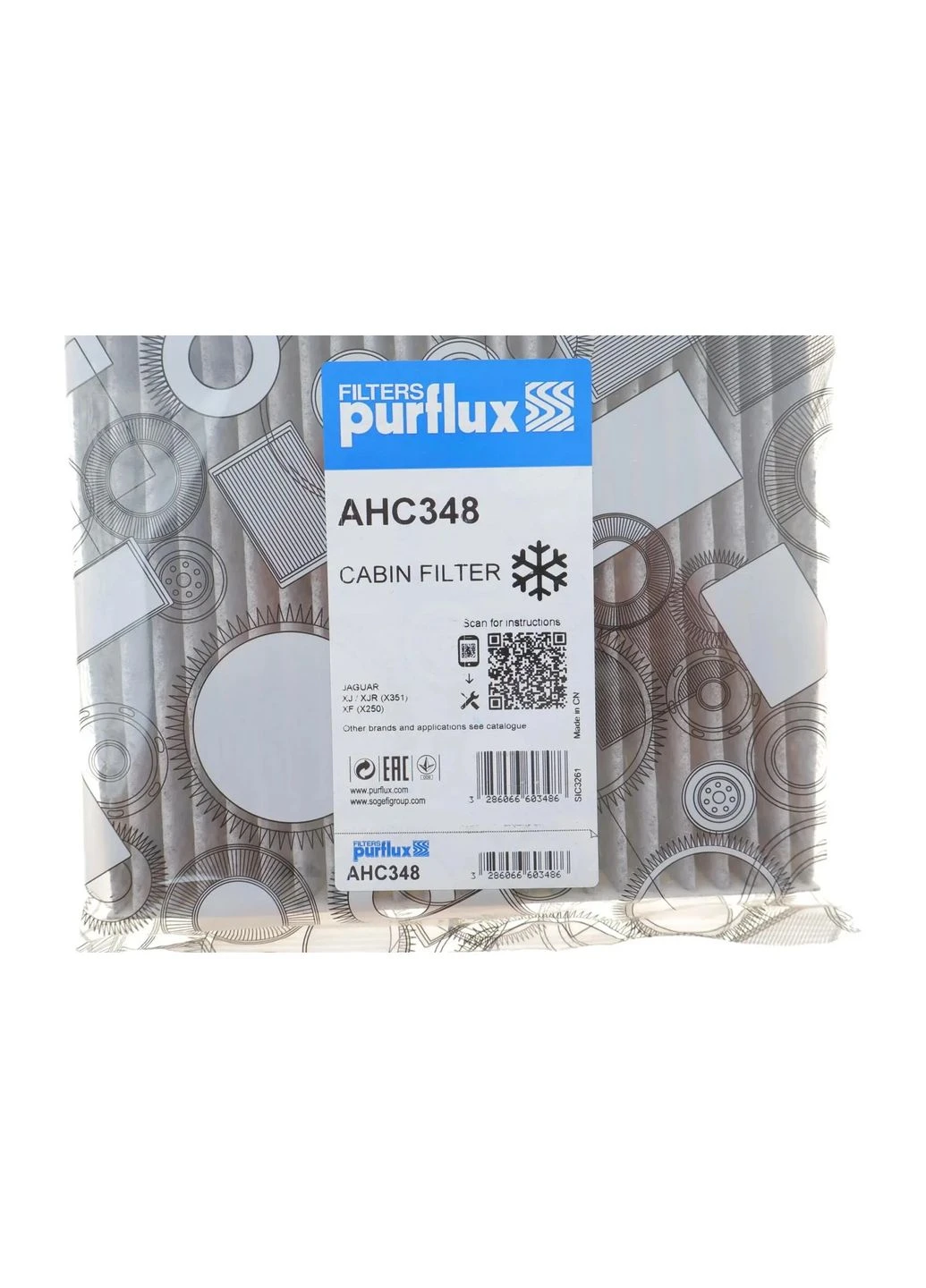 Фильтр салона Purflux (382467596)