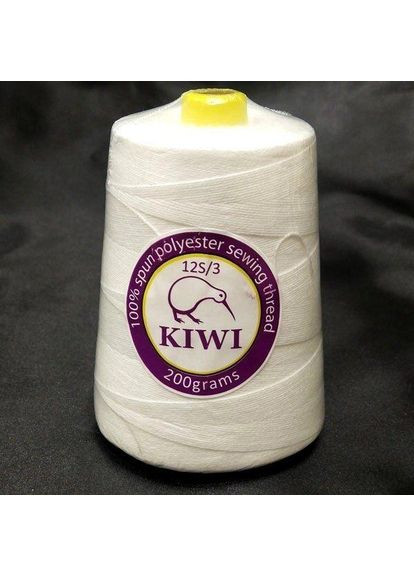 Мешкозашивочные Kiwi (киви) нити, 12S/3 1000м. (вес 200 грамм) Plus-plus (352746575)