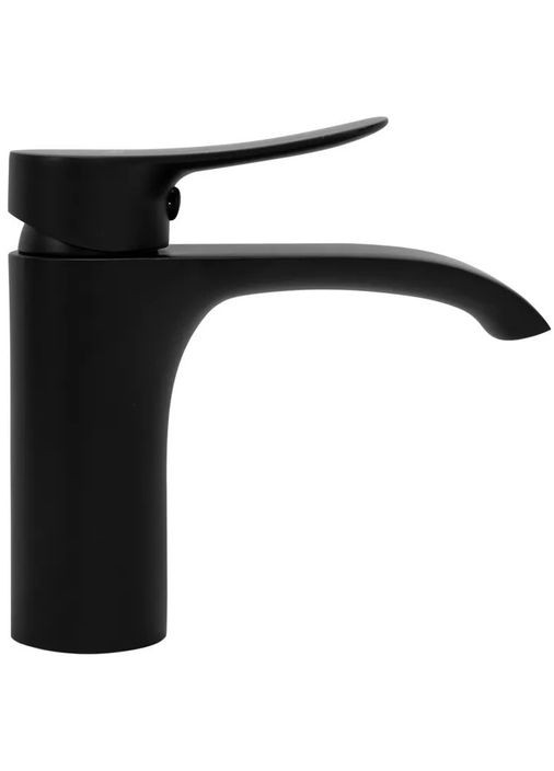 Змішувач для раковини (умивальника) DART BLACK чорний низький Rea (320772899)