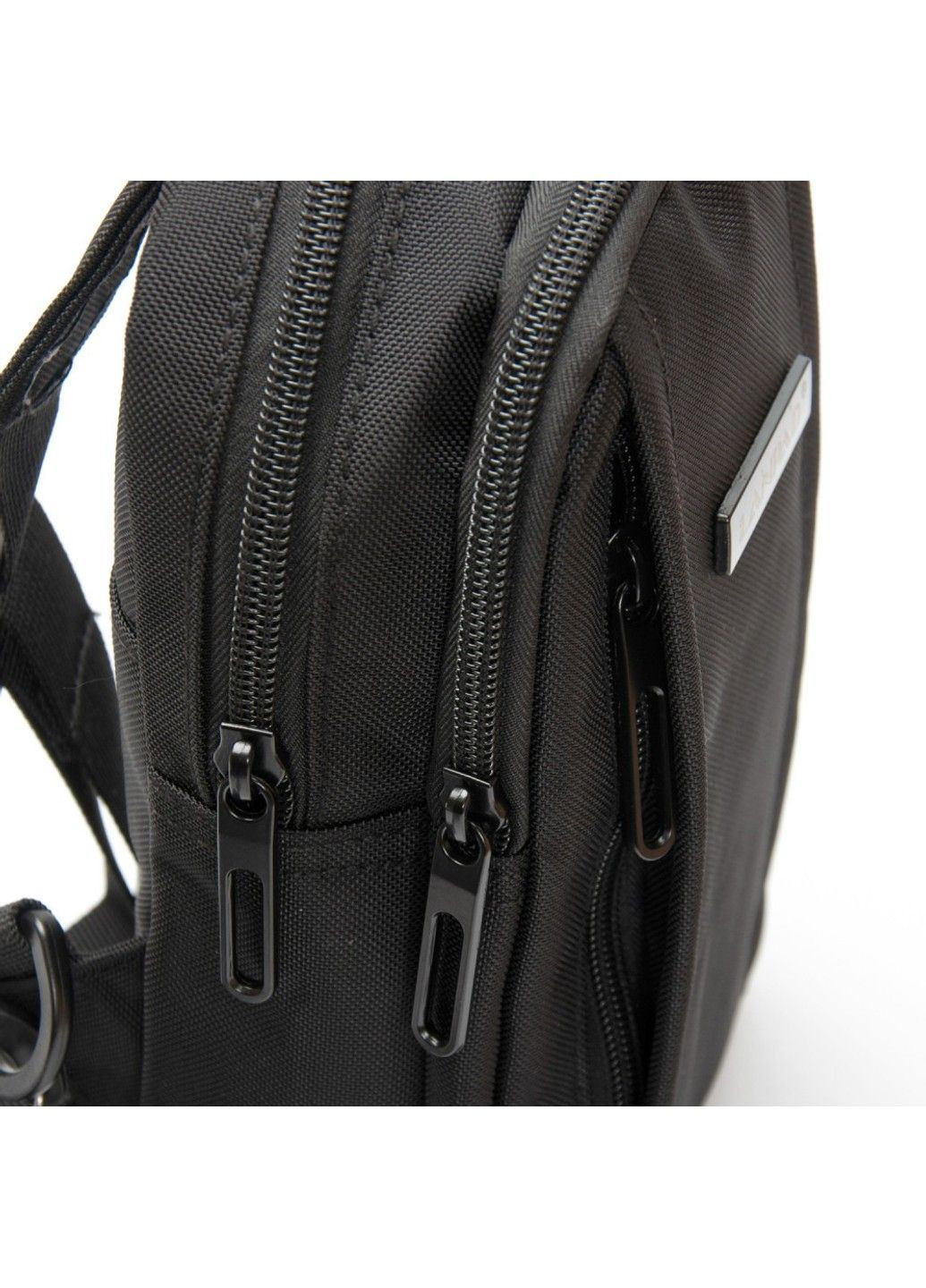 Мужская тканевая сумка-слинг 6043 black Lanpad (366092146)